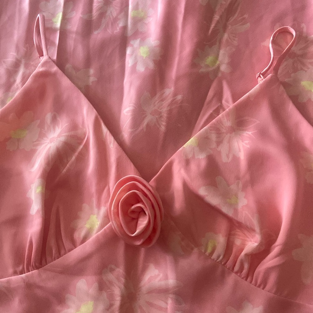 Wayf Blush Pink Floral Dress